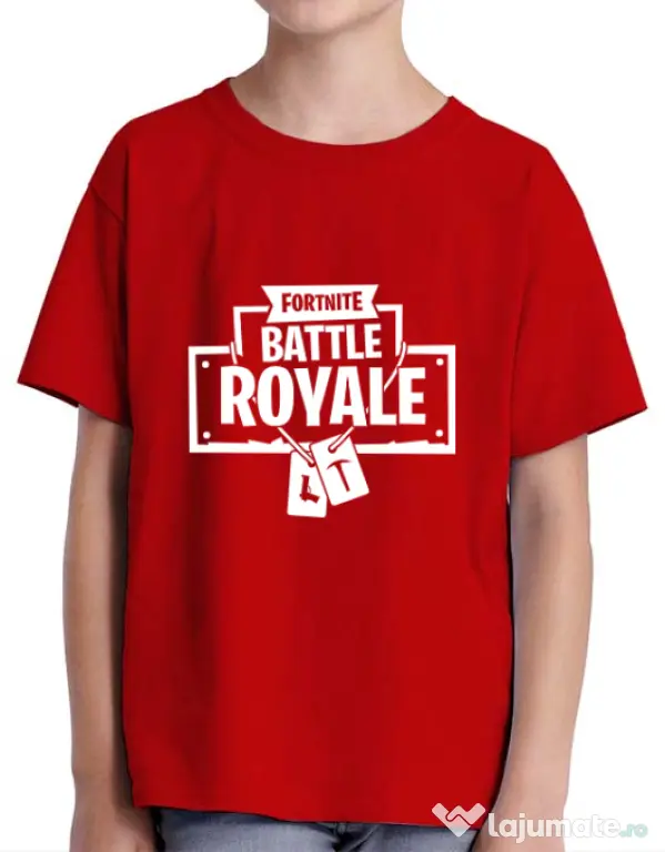 Tricou ADLER copil Battle royale Rosu