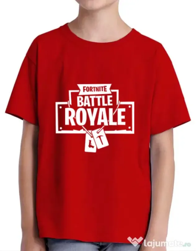 Tricou ADLER copil Battle royale Rosu