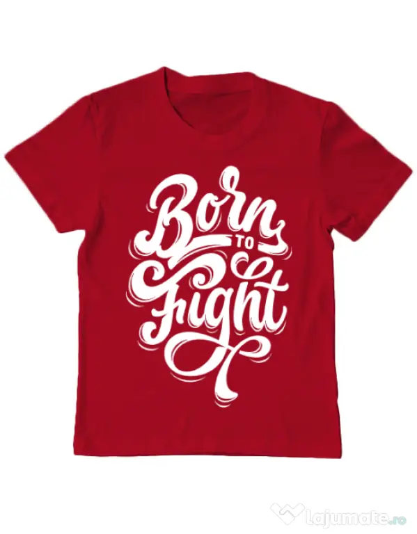 Tricou ADLER copil Born To Fight Rosu