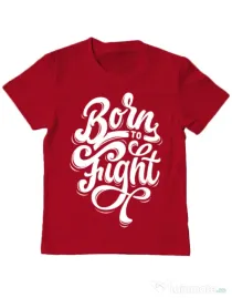Tricou ADLER copil Born To Fight Rosu