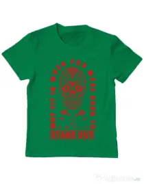Tricou ADLER copil Born to stand out Verde mediu