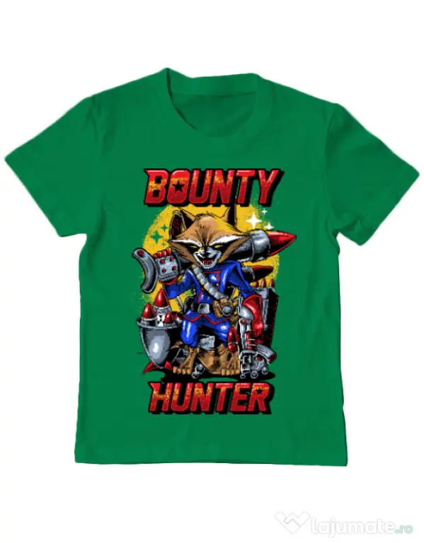 Tricou ADLER copil Bounty hunter Verde mediu
