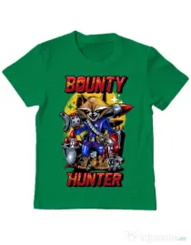 Tricou ADLER copil Bounty hunter Verde mediu