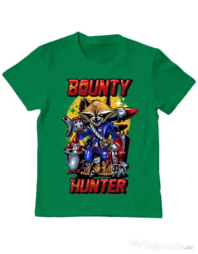 Tricou ADLER copil Bounty hunter Verde mediu