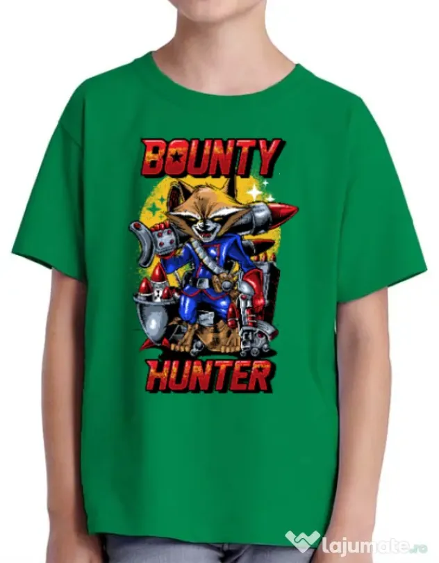 Tricou ADLER copil Bounty hunter Verde mediu