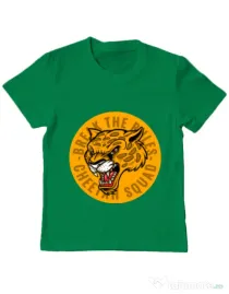 Tricou ADLER copil Break the rules Verde mediu
