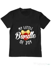 Tricou ADLER copil Bundle of joy Negru