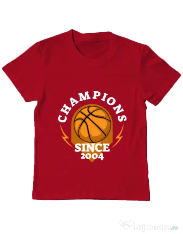 Tricou ADLER copil Champions Rosu