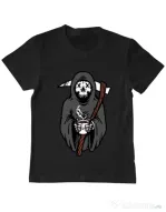 Tricou ADLER copil Coffee Reaper Negru