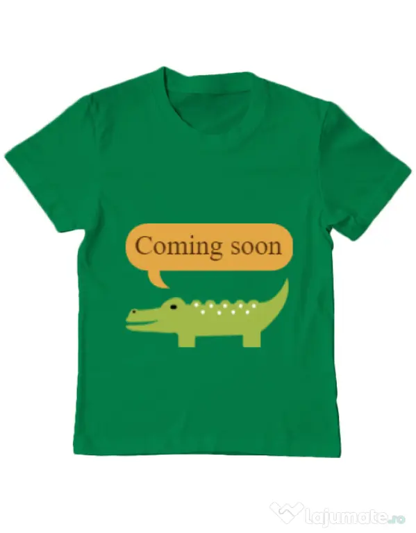 Tricou ADLER copil Coming soon Verde mediu