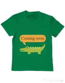 Tricou ADLER copil Coming soon Verde mediu