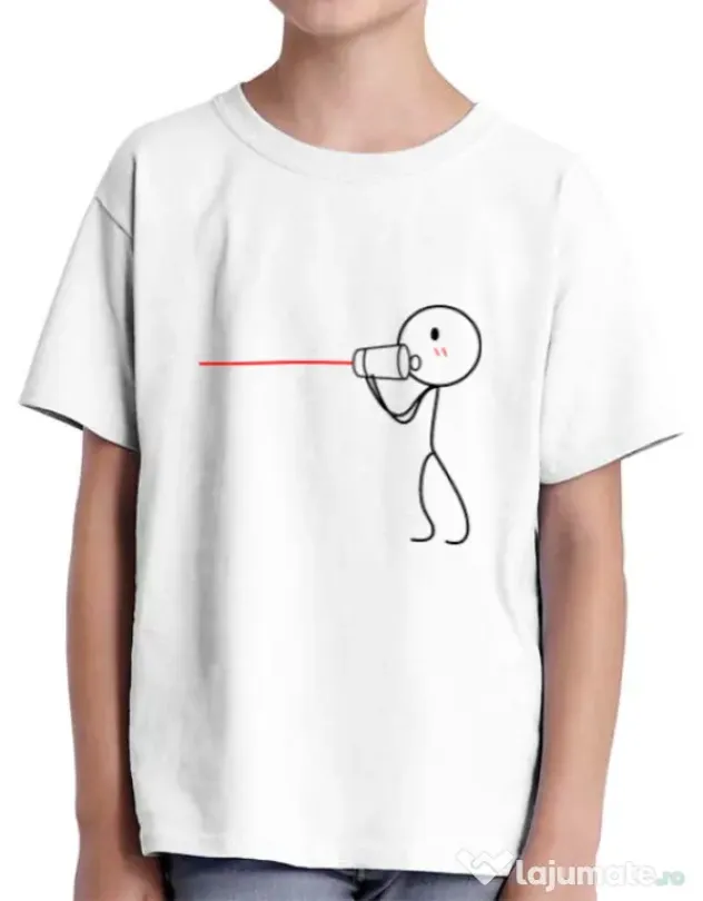 Tricou ADLER copil Cuvinte de dragoste 1 Alb