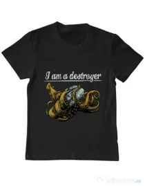 Tricou ADLER copil Destroyer Negru