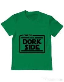Tricou ADLER copil Dork side Verde mediu