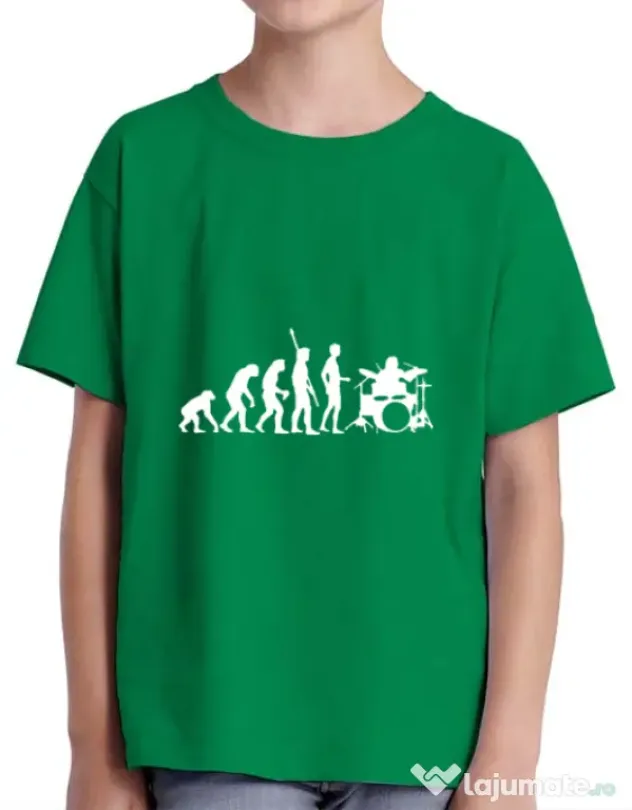 Tricou ADLER copil Drummer evolution Verde mediu