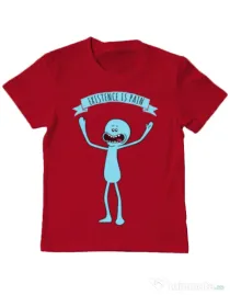 Tricou ADLER copil Existence is pain Rosu