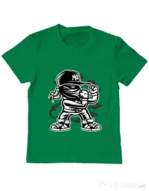 Tricou ADLER copil Fighter Verde mediu