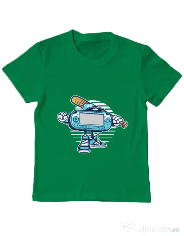 Tricou ADLER copil Game On Verde mediu