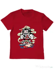 Tricou ADLER copil Gamers Killer Rosu