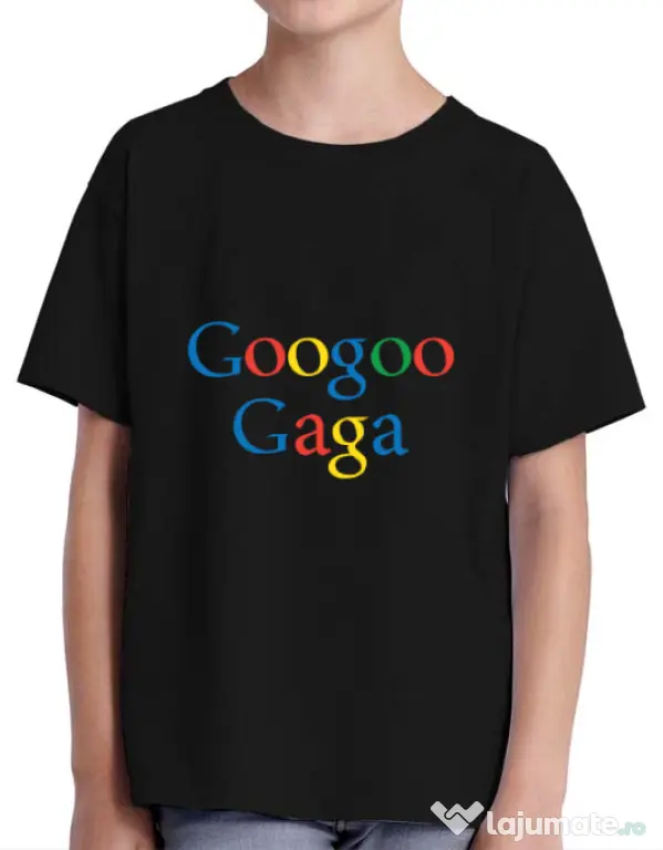 Tricou ADLER copil Googoo Gaga Negru