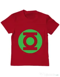 Tricou ADLER copil Green lantern Rosu