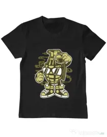 Tricou ADLER copil Grenade Negru