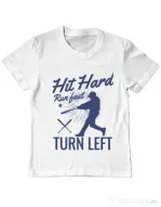 Tricou ADLER copil Hit hard Alb
