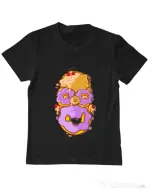 Tricou ADLER copil Homer Donut Negru