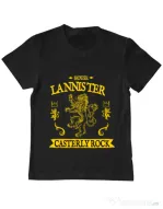 Tricou ADLER copil House Lannister Negru
