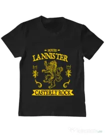 Tricou ADLER copil House Lannister Negru