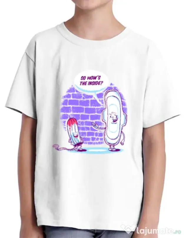 Tricou ADLER copil How is the inside Alb