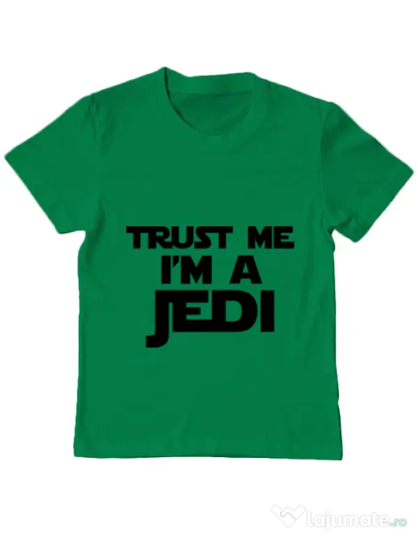 Tricou ADLER copil I am a jedi Verde mediu