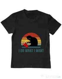 Tricou ADLER copil I do what i want Negru