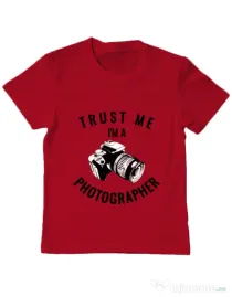 Tricou ADLER copil I’m a photographer Rosu