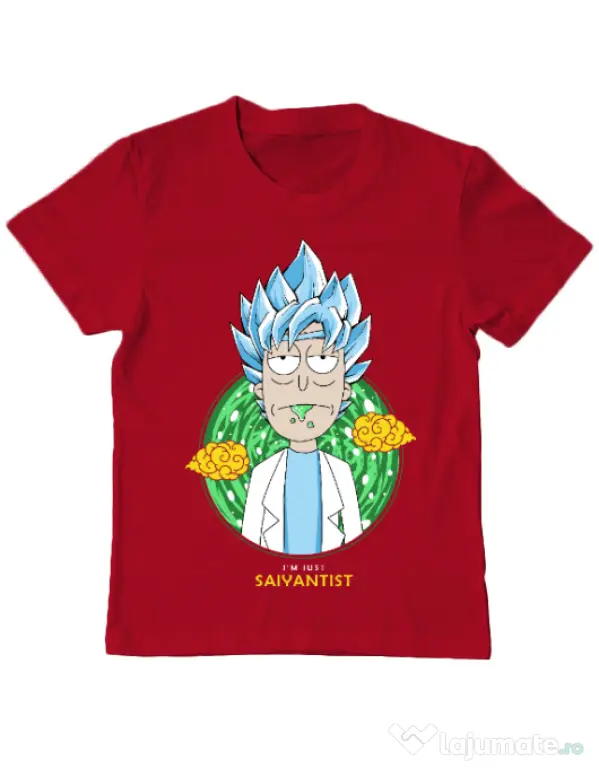Tricou ADLER copil I'm just saiyantist Rosu