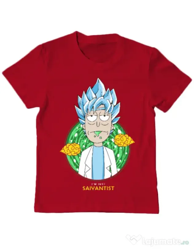 Tricou ADLER copil I'm just saiyantist Rosu