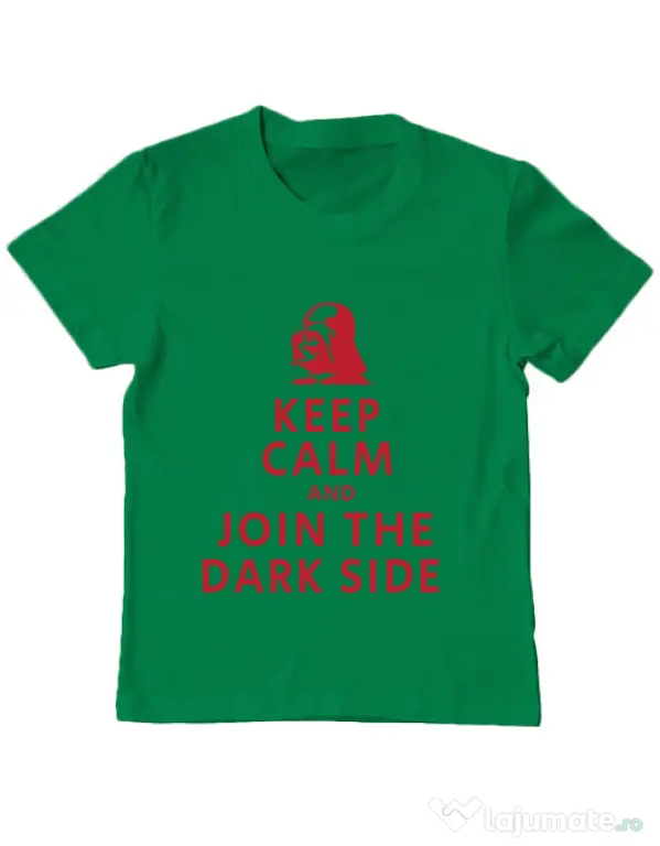 Tricou ADLER copil Join the darkside Verde mediu
