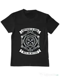 Tricou ADLER copil Keys Negru