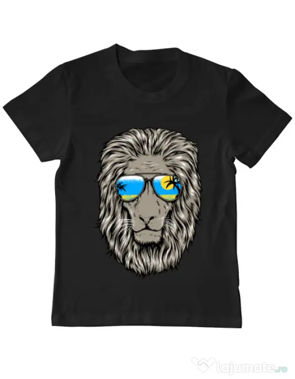 Tricou ADLER copil King of Summer Negru