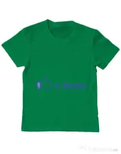 Tricou ADLER copil Like a boss Facebook Verde mediu 