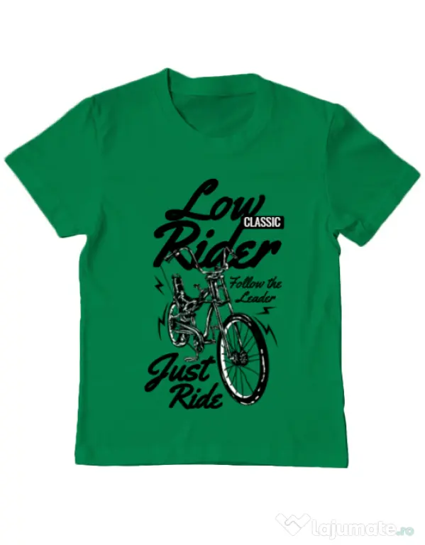 Tricou ADLER copil Lowrider Verde mediu