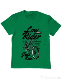 Tricou ADLER copil Lowrider Verde mediu