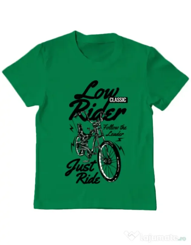 Tricou ADLER copil Lowrider Verde mediu