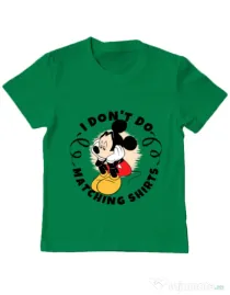 Tricou ADLER copil Matching shirts Verde mediu