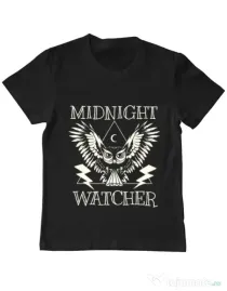 Tricou ADLER copil Midnight Watcher Negru