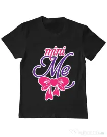 Tricou ADLER copil Mini me Negru