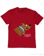 Tricou ADLER copil Monster is coming Rosu