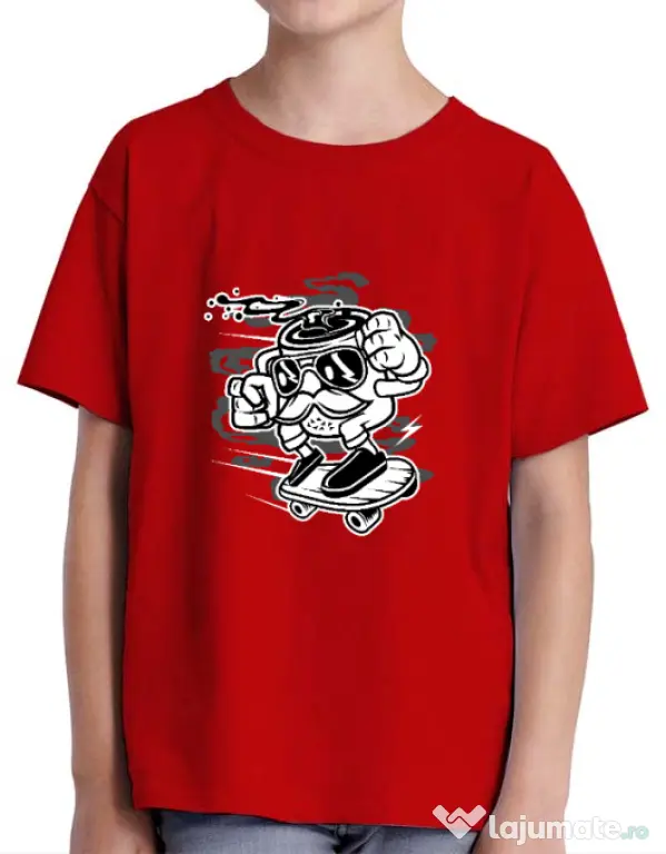 Tricou ADLER copil Mr Coffee Rosu