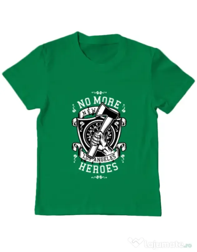 Tricou ADLER copil No More Heroes Verde mediu