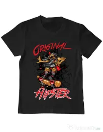 Tricou ADLER copil Original hipster Negru